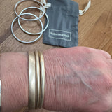 Eliza Gracious - Triple Bangle set | Pale Gold or Pale Silver