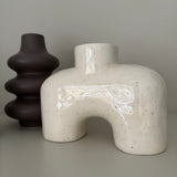 Speckled Earthenware Vase