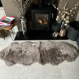 Hanlin Sheepskin Premium Double Rug - Oyster