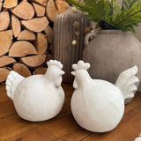 Garden Decoration - Concrete Male Rooster with wide tail - 3 sizes