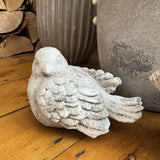 Garden Decoration - Distressed Concrete Birds