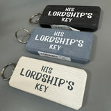 Wooden Keyring - His Lordship's Key