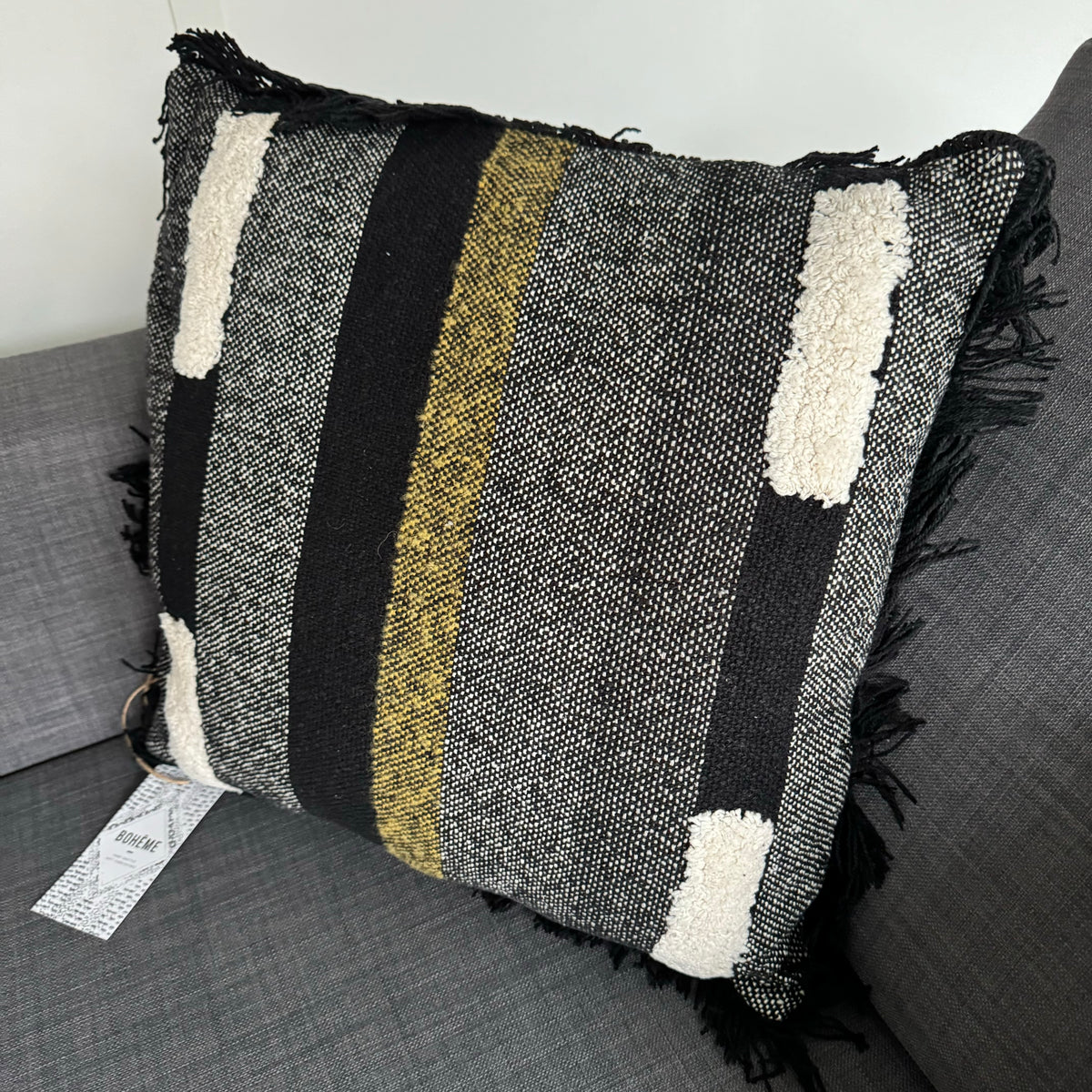 Human Made Wool Cushion Black - FW22 - US