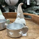 Gerald Gonk T-Light Holder in Beige, Grey or Mint Green