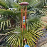 Woodstock Windchime 17" CHAKRA CHIMES BRONZE - Seven Stones (CC7BR)
The seven stones of this wind chime's clapper are aligned in an ascending column, just as the seven chakras are aligned along the spine of the human body.