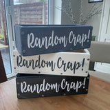 Wooden Rectangular Box - Random Crap!