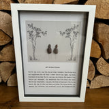 Framed Pebble Script Art - My Everything