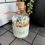 Jar of Candle Matches - Light up the world