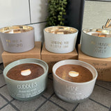Scented Soy Woodwick Candle - Sending you a little love
