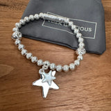 Eliza Gracious - Stretch bracelet with twin star charms | 2 colours