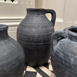 Ellie Black Terracotta Vases - 2 sizes