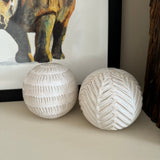 Decorative Ceramic Ball - Vertical stripes