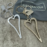 Eliza Gracious - Open Heart Keyring | 2 Colours