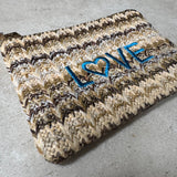 Eliza Gracious - Stripe woven 'LOVE' bag | 2 colours