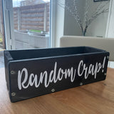 Wooden Rectangular Box - Random Crap!
