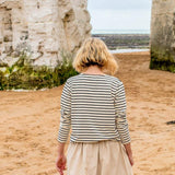 Chalk - Fleur Stripe T-shirt
Colour - Black/Cream