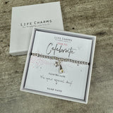 Life Charm Bracelet - ‘Time to Celebrate'