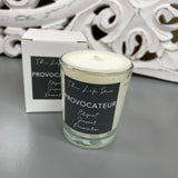 100% Plant Wax hand poured in the UK with sustainable ingredients for the Life Store
9cl Votive Glass filled candle with upto 30 hours of burn time.
Quote & Fragrance - Provocateur