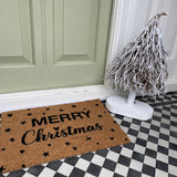 Natural Coir Doormat 40x60cm with the following quote;
'Merry Christmas' 