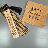 Quotable Oak Bookmark - Thank you for all you do