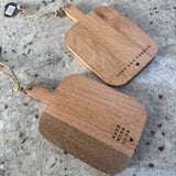 Small Wooden Chopping Board - Made with Love