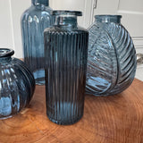 Small Glass Bottle Vases Blue - 5 styles