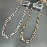 Eliza Gracious - Elongated Link Necklace | 2 colours