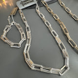 Eliza Gracious - Elongated Link Necklace | 2 colours