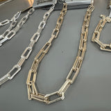 Eliza Gracious - Elongated Link Necklace | 2 colours