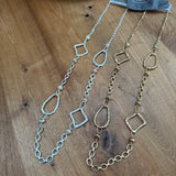 Eliza Gracious - Long Chain Link Necklace with large links | 2 Colours
