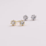 Message In A Bottle Crystal Star Earrings - 'Follow your Dreams'