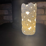 Light Glow Ceramic Rechargeable Lamp - Daisies