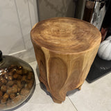 Makasi Teak unique Teak small statement pieces;
Solid Teak Lombok Teak Trunk Table 40cm 