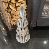 Metal Tiered Tree T-Light Candle Holder 33.5cm