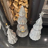 Metal Tiered Tree T-Light Candle Holder 33.5cm
