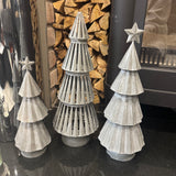 Metal Tiered Tree T-Light Candle Holder 33.5cm