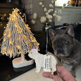 Wooden Hanging Silhouette Christmas Dog Hanger - 4 Breeds