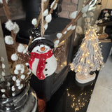 Ceramic small Snowman Hanging Ornament
