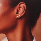 Message in a Bottle Star Earrings - 'I thank my lucky stars for you'