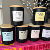 Hollie Tree Luxury Botanical Candles
Wellbeing Collection 
Fragrances;
UPLIFT - Grapefruit
HYGGE - Glowing Honey
REVITALISE - Sicilian Orange
SLEEP - Lavender & Chamomile
FOCUS - Black Pepper & Sandalwood
BALANCE - Ylang Ylang
Turning your home into a place where scents & memories come togethe
