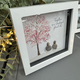 Midi Framed Pebble Art - Together is a wonderful place to be