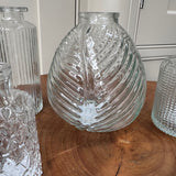 Small Clear Glass Bottle Vases - 6 styles
