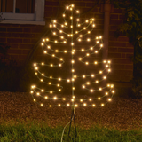 Lightstyle London large solar Monstera leaf 116 warm white LEDs