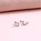 Message In A Bottle Earrings - Angel Wings