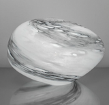 Glass Pebble Hand Blown Lamp - Marble 24cm