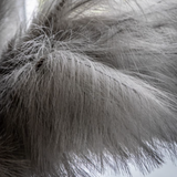 Feathered Artificial Spray pack of 3 - Grey 98cm