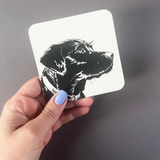 Penguin Ink10cm Melamine Coaster with Cork backing
Dog - Labrador 
