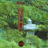 Woodstock Windchime 17" CHAKRA CHIMES BRONZE - Seven Stones (CC7BR)
The seven stones of this wind chime's clapper are aligned in an ascending column, just as the seven chakras are aligned along the spine of the human body.
