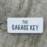 Wooden Keyring - The Garage Key