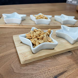 Wooden Serving Board with Star Dishes - 2 sizes